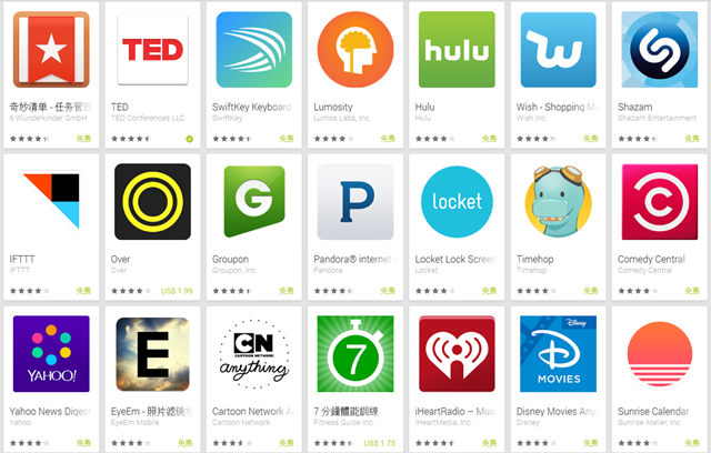 Google play best app 2014